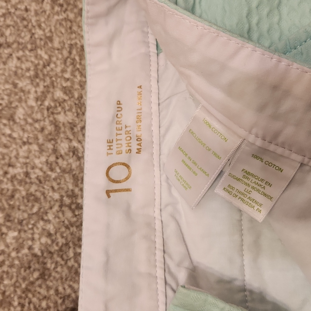 Lilly Pulitzer Buttercup Short in Mint - Size 10 - Picture 2 of 5